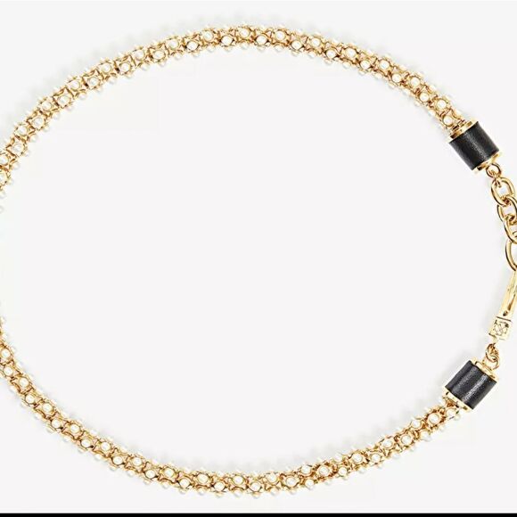 ANN TAYLOR PEARLIZED WRAPl HOOK CLOSURE NECKLACE 16"+2" NWOT - Picture 4 of 5